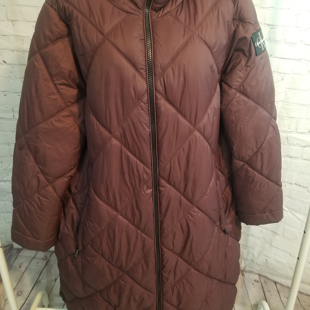 Women's Quilted Brown Jacket
